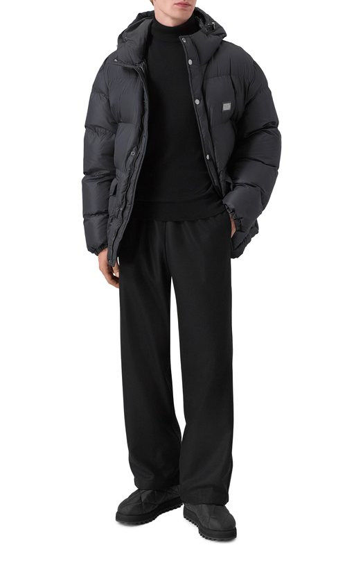 Текстильные сапоги Dolce & Gabbana A70165/AQ075 Чёрный  A70165/AQ075 Фото 2