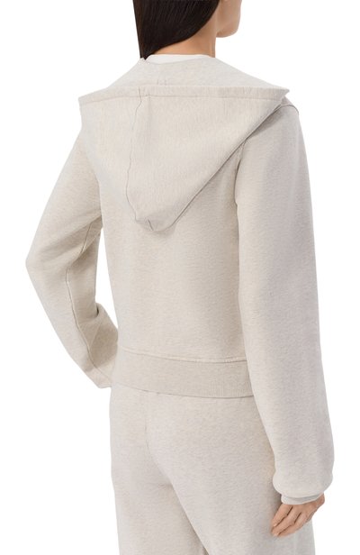 Хлопковая толстовка OFF-WHITE светло-серого цвета по цене 69950 руб., арт. 2FE00510T, фото 4 Хлопковая толстовка OFF-WHITE, арт. 2FE00510T, фото 4
