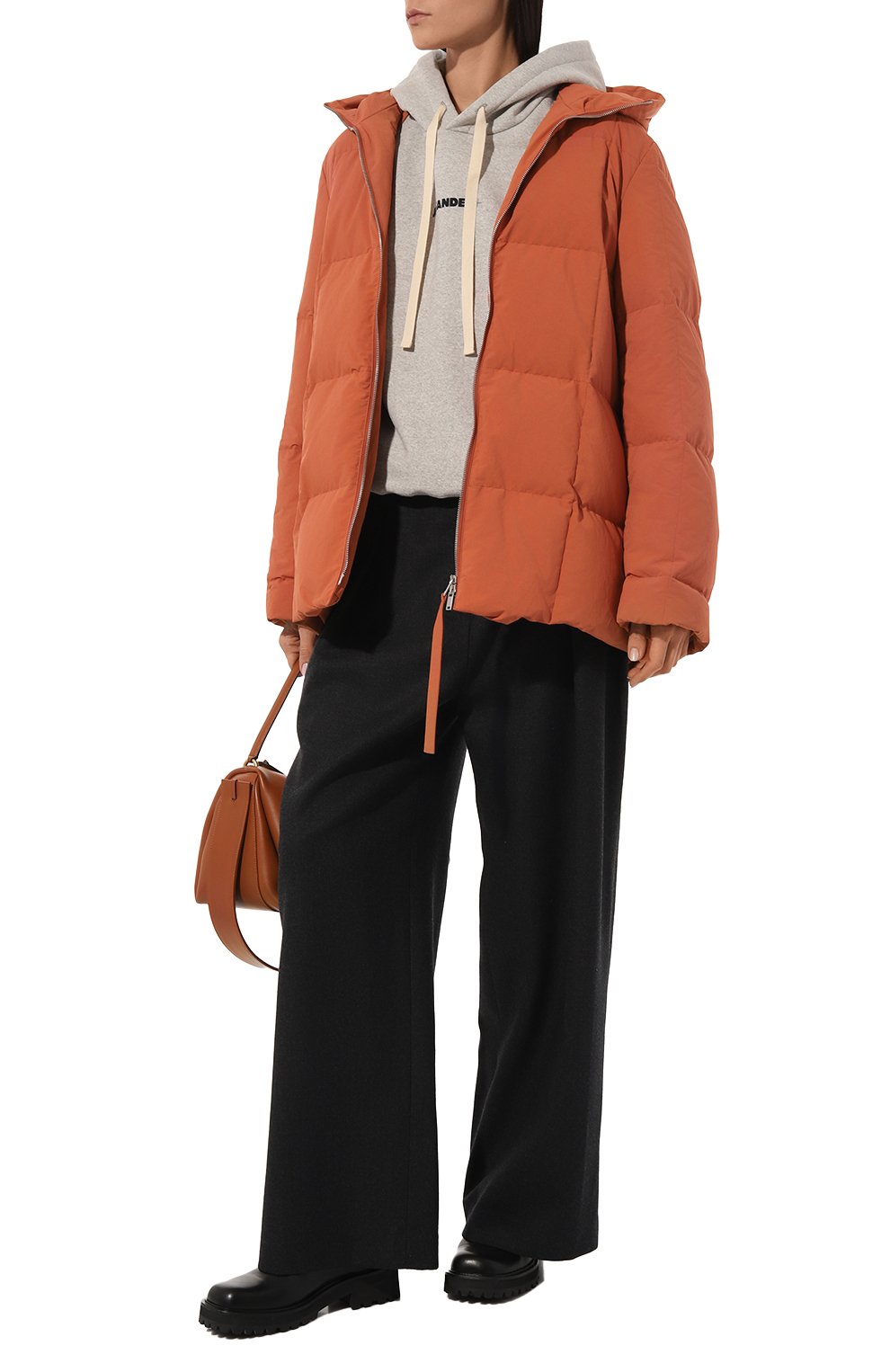 Хлопковое худи JIL SANDER, арт. J40GU0002/J20010, фото 2