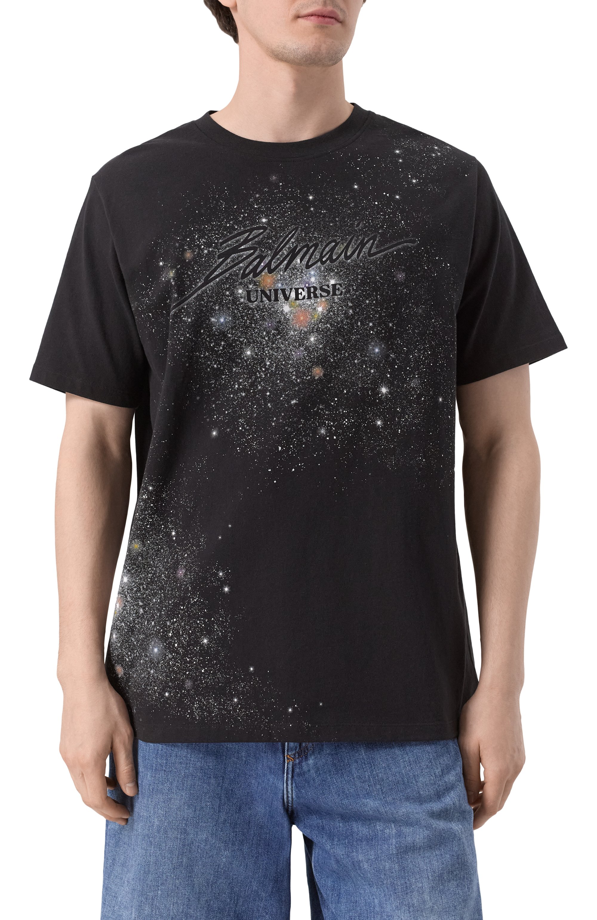 Хлопковая футболка BALMAIN, арт. EH0EG010/GE77, фото 3