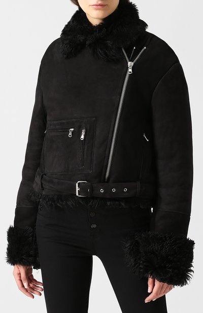 Укороченная дубленка с косой молнией FORTE DEI MARMI COUTURE, арт. FC FW18 142, фото 3