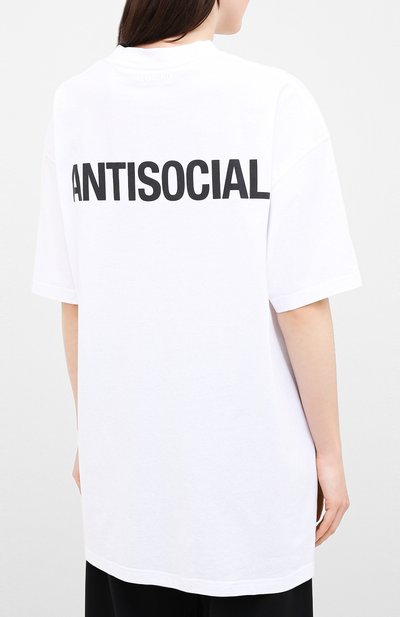 Хлопковая футболка VETEMENTS, арт. UAH21TR546 1600/W, фото 4