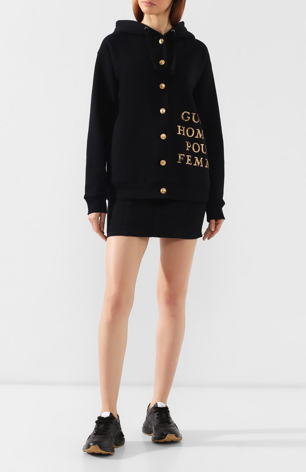 Хлопковый кардиган GUCCI черного цвета по цене 150500 руб., арт. 572808/XJA5D, фото 2 Хлопковый кардиган GUCCI, арт. 572808/XJA5D, фото 2