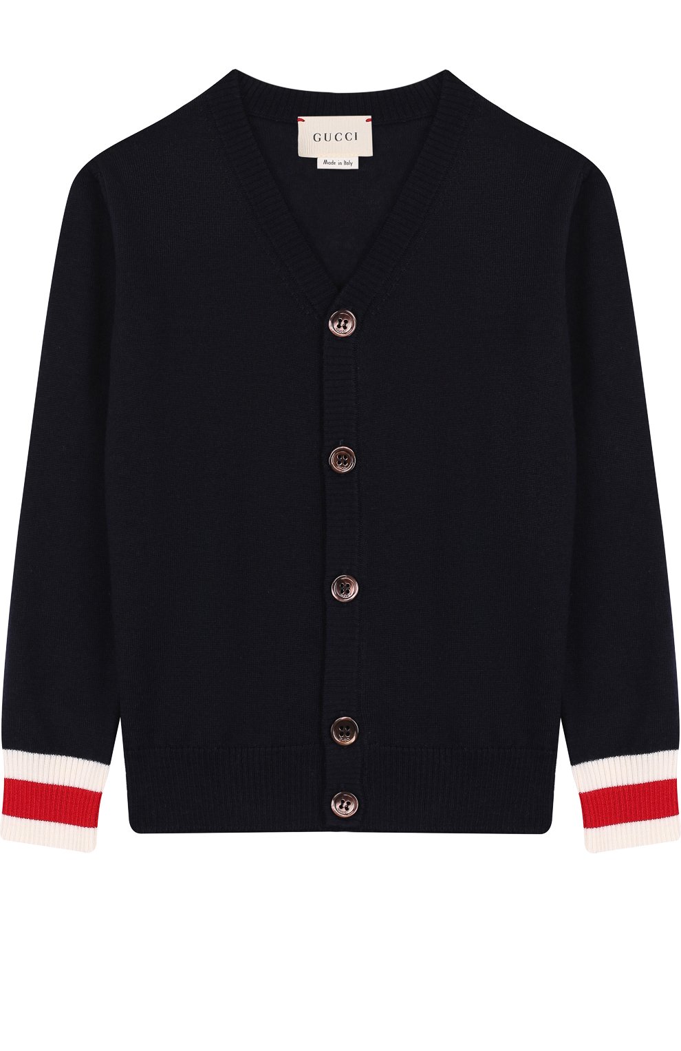 Шерстяной кардиган на пуговицах GUCCI, арт. 418775/X1284, фото 1