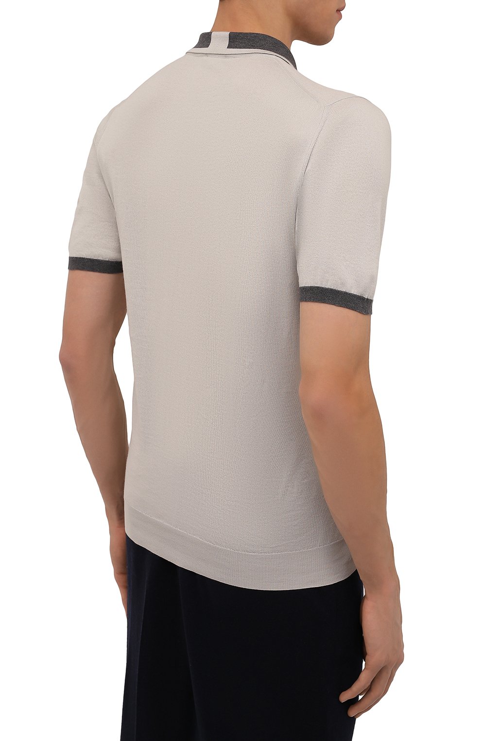 Хлопковое поло KITON, арт. UK571, фото 4