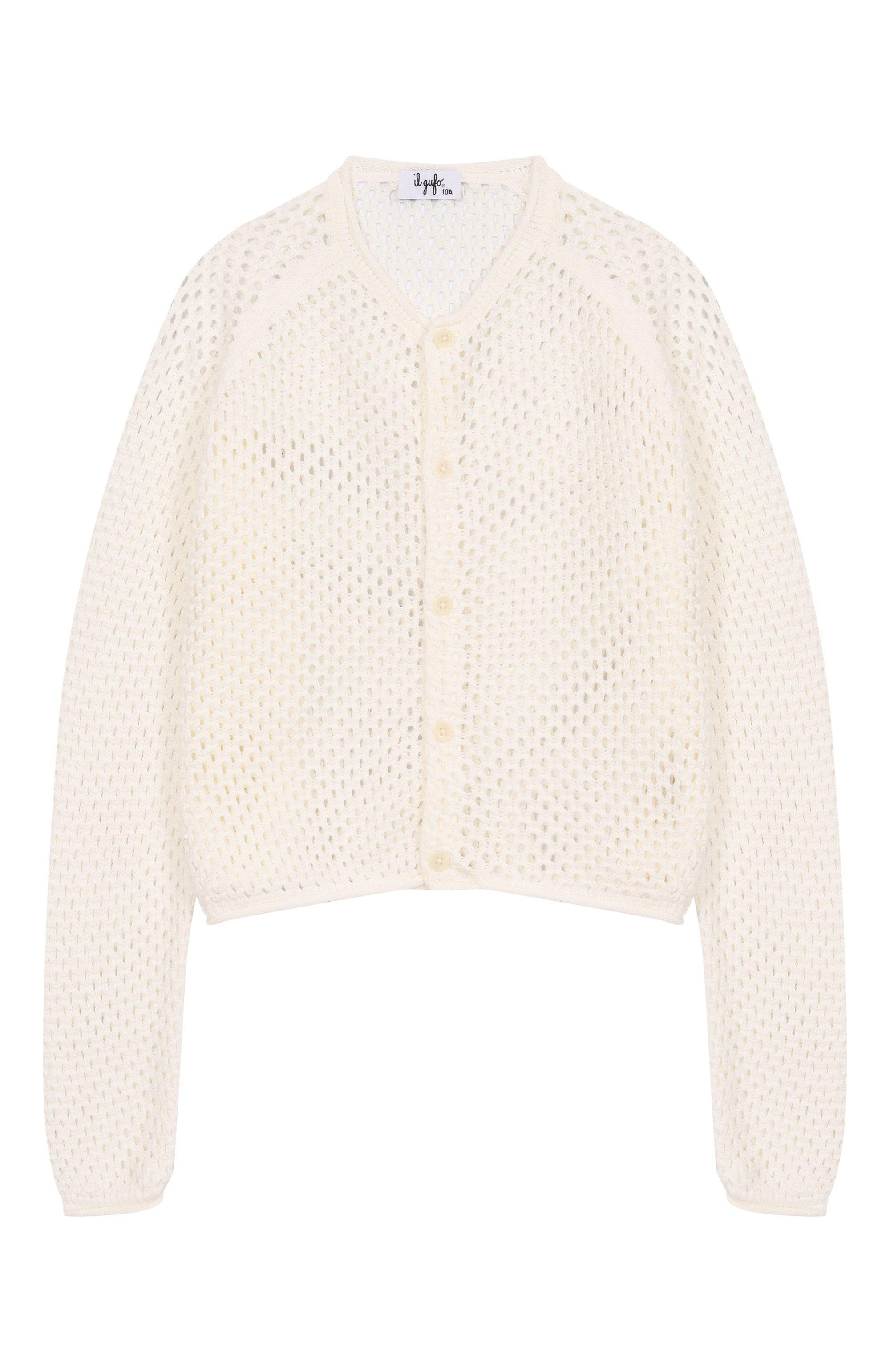 Хлопковый кардиган IL GUFO, арт. P25GF440EM109/10A-14A, фото 1