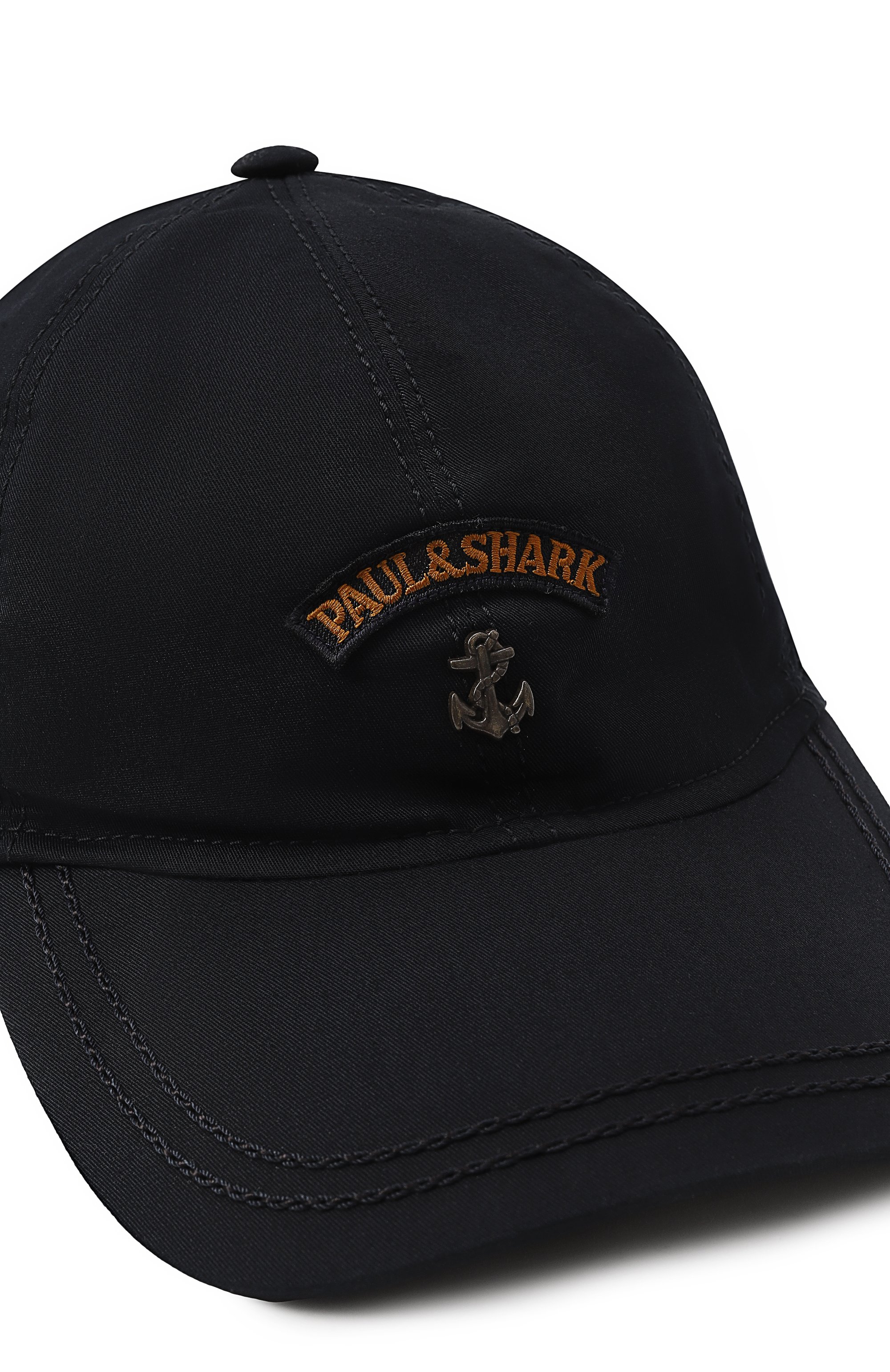 Хлопковая бейсболка PAUL&SHARK темно-синего цвета по цене 16000 руб., арт. C0P720, фото 3 Хлопковая бейсболка PAUL&SHARK, арт. C0P720, фото 3