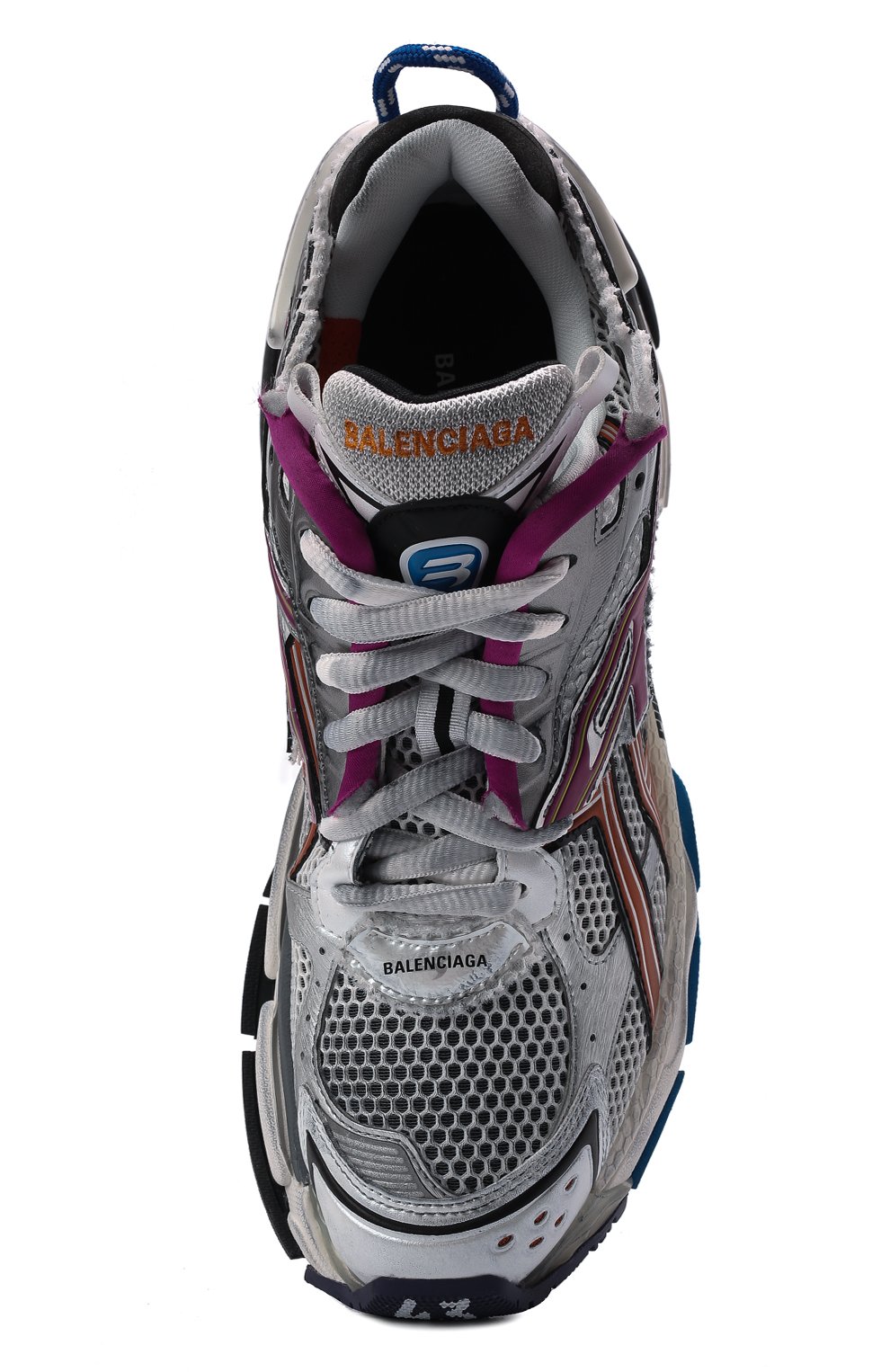 Комбинированные кроссовки runner BALENCIAGA, арт. 677403/W3RB6, фото 6