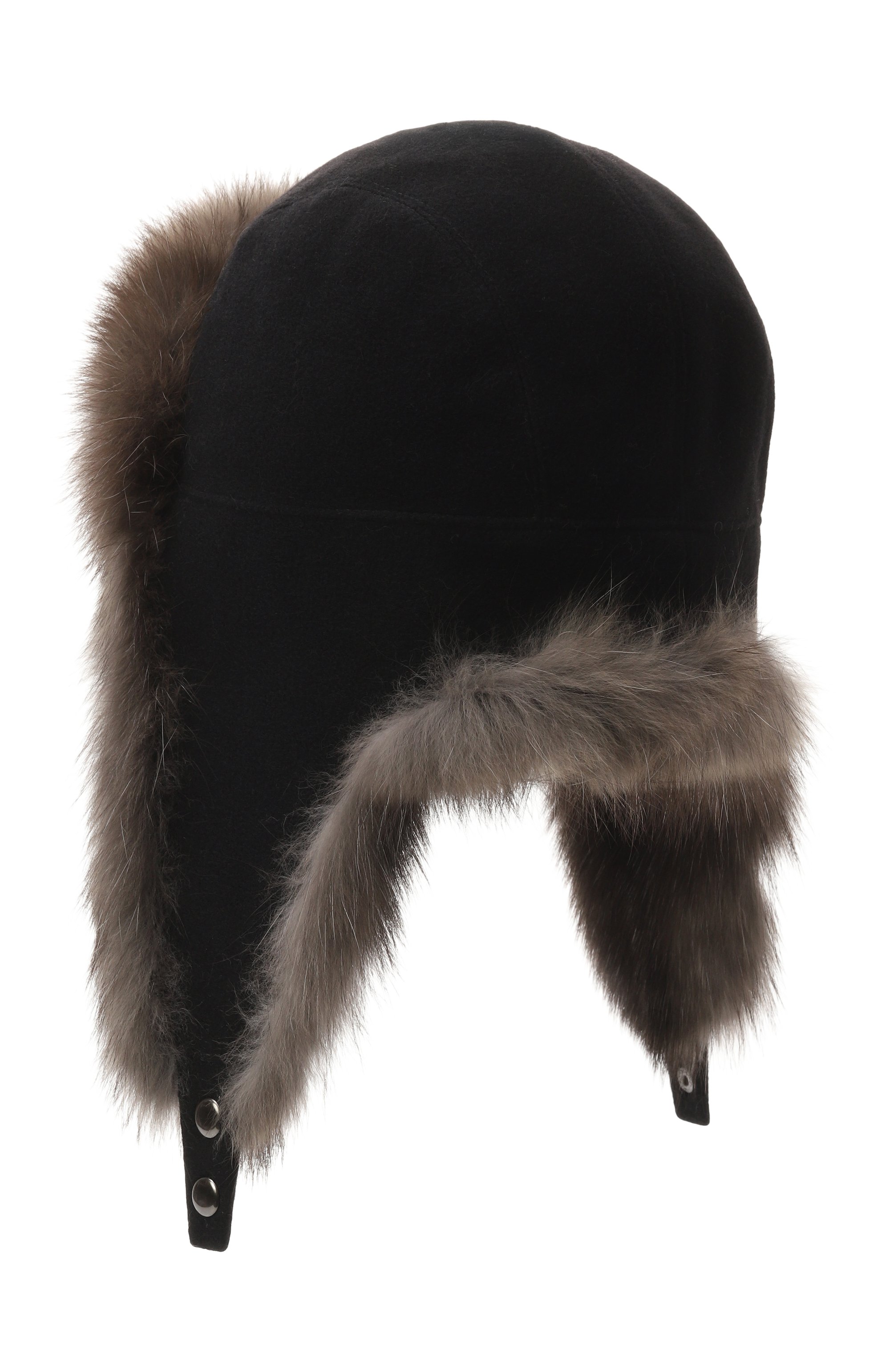 Кашемировая шапка-ушанка с мехом соболя VICTORIA KUSENKOVA, арт. 339103304159, фото 2