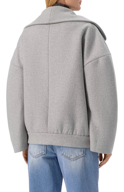 Полупальто из шерсти и кашемира BALMAIN, арт. FF0UA140/WD24, фото 4