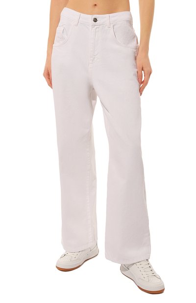 Джинсы HINNOMINATE белого цвета по цене 19950 руб., арт. HDS3/HNW888, фото 3 Джинсы HINNOMINATE, арт. HDS3/HNW888, фото 3