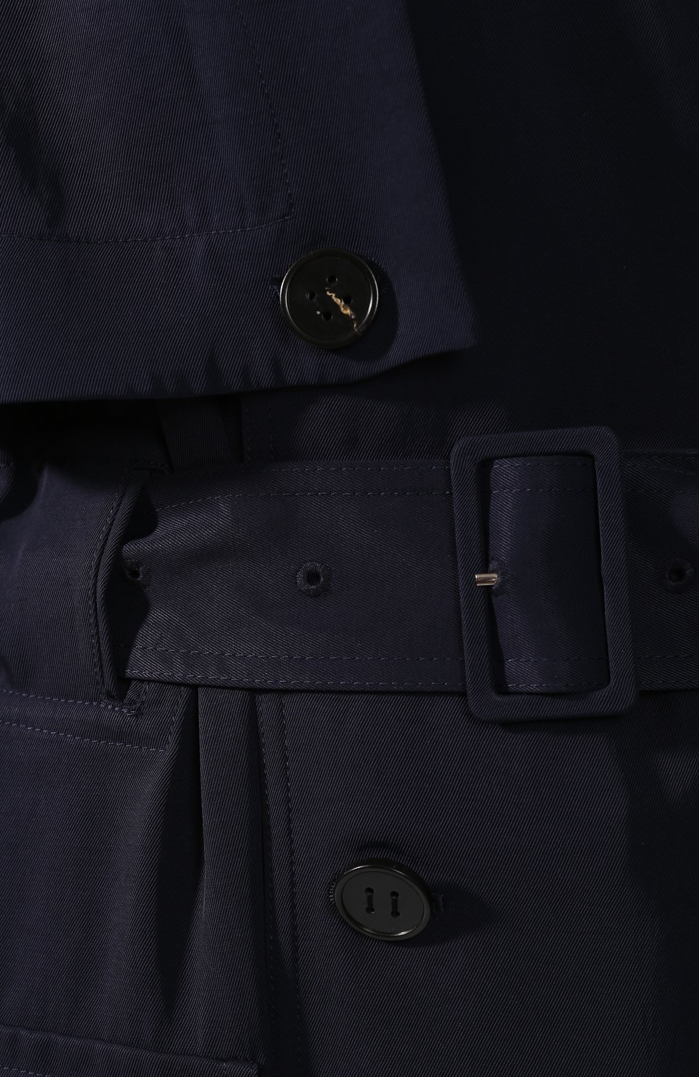 Тренч с поясом ACNE STUDIOS темно-синего цвета по цене 133000 руб., арт. A90108, фото 5 Тренч с поясом ACNE STUDIOS, арт. A90108, фото 5