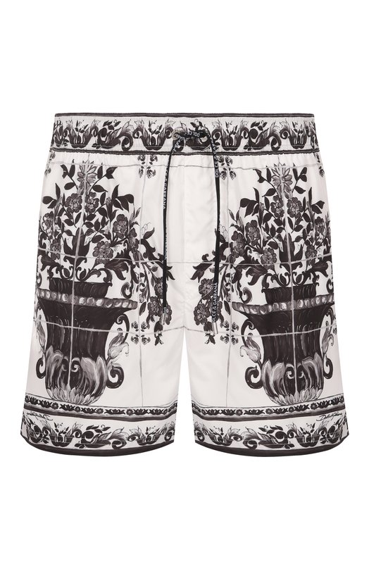 Плавки-шорты Dolce & Gabbana M4F34T/FIM6S Чёрно-белый M4F34T/FIM6S