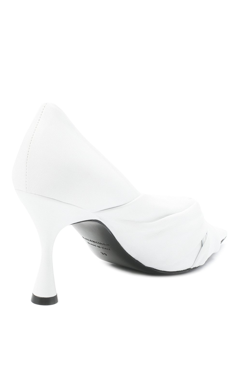 Кожаные туфли drapy BALENCIAGA, арт. 617578/WA2M0, фото 4