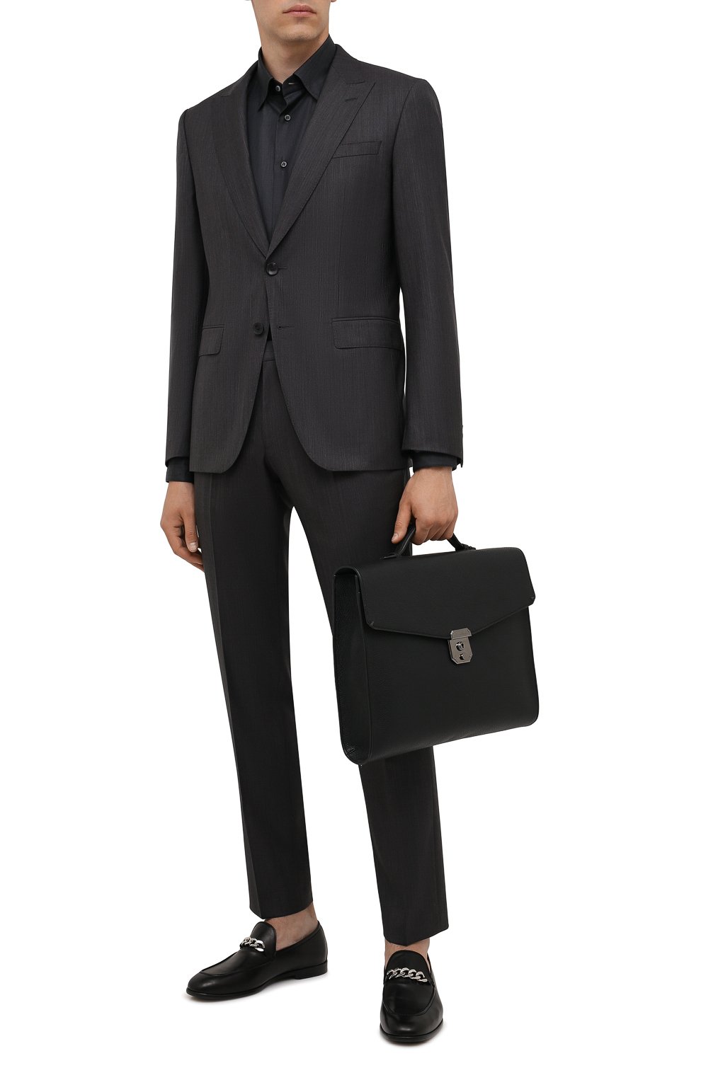 Кожаный портфель SANTONI, арт. UFBBA1992F0-GMA1N01, фото 2