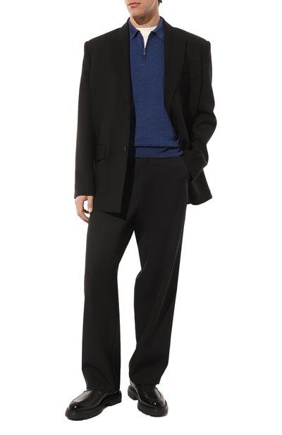 Поло из шелка и хлопка ZILLI, арт. MBZ-PZ052-GE0M1/MC01, фото 2