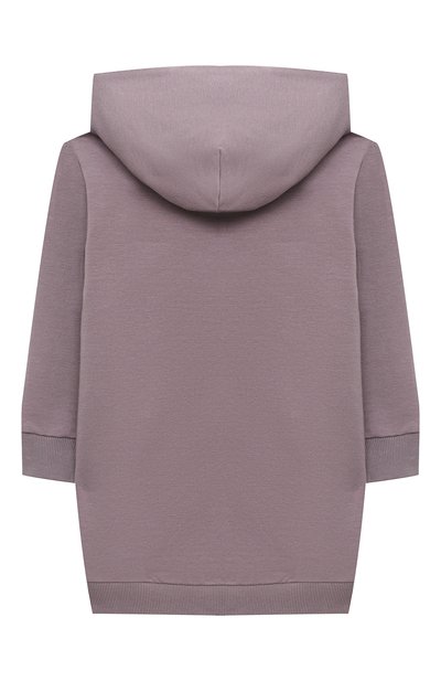 Хлопковое платье IL GUFO сиреневого цвета по цене 12900 руб., арт. A20VL432M0100/2A-4A, фото 2 Хлопковое платье IL GUFO, арт. A20VL432M0100/2A-4A, фото 2