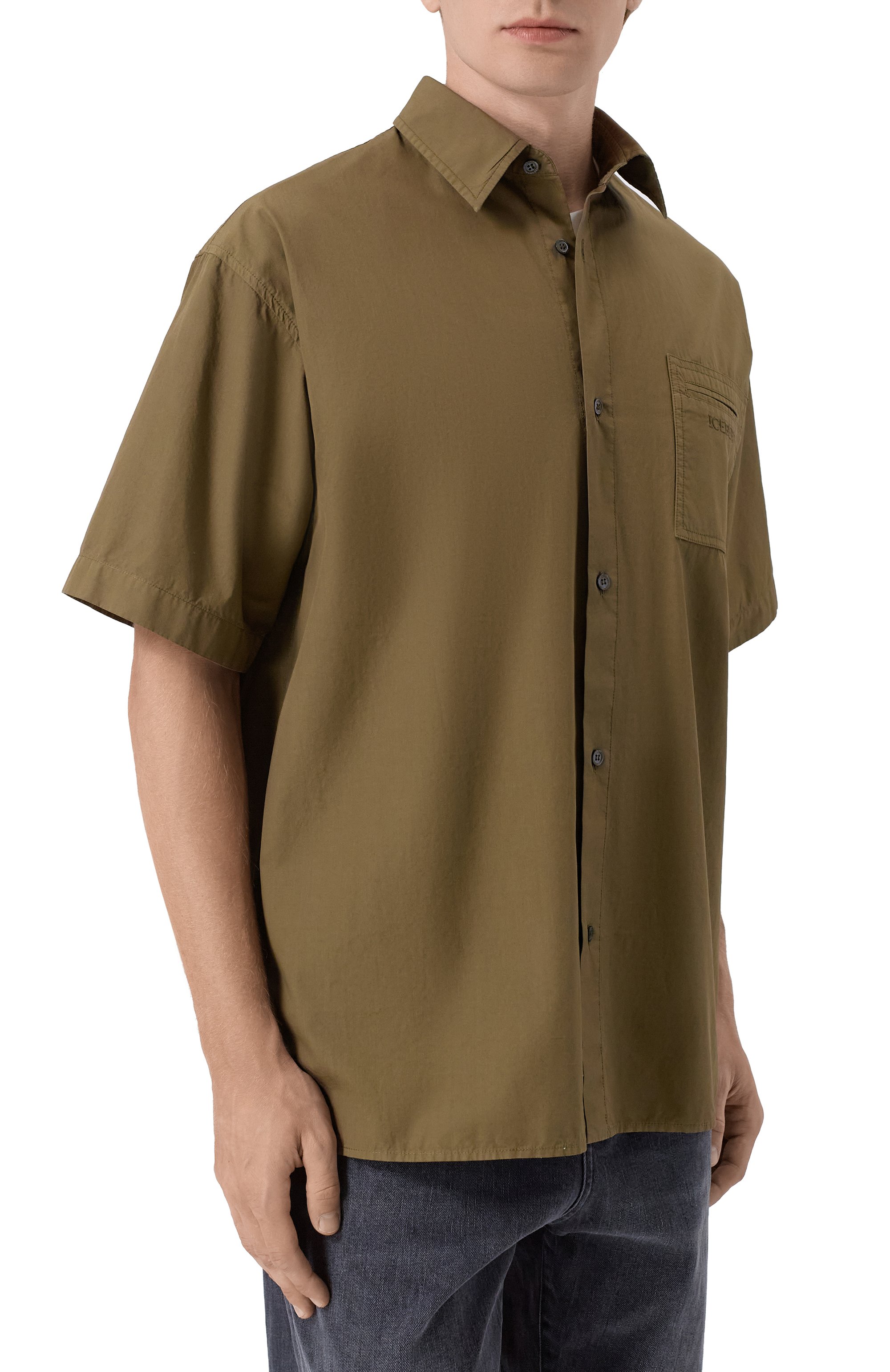 Хлопковая рубашка ICEBERG, арт. G080/0032, фото 3