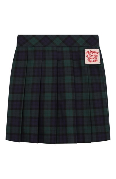 Плиссированная юбка PHILOSOPHY DI LORENZO SERAFINI KIDS, арт. I1F704/6123/4-10