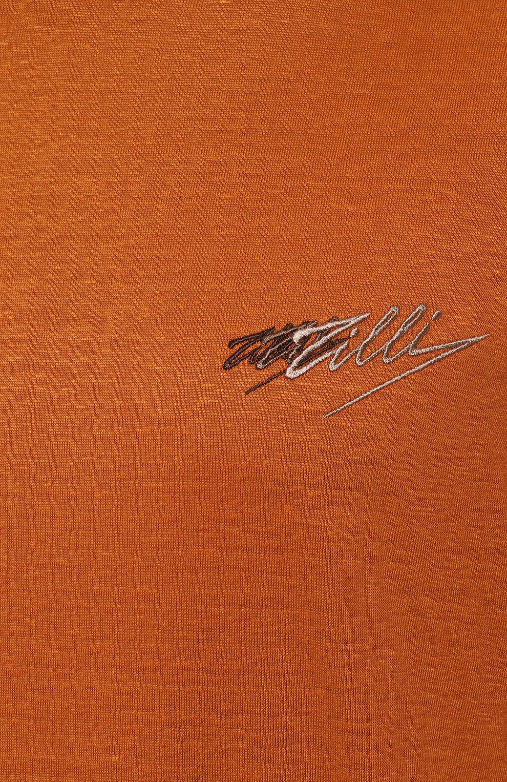 Льняная футболка ZILLI, арт. TSR02AM0800VZLF65M, фото 5