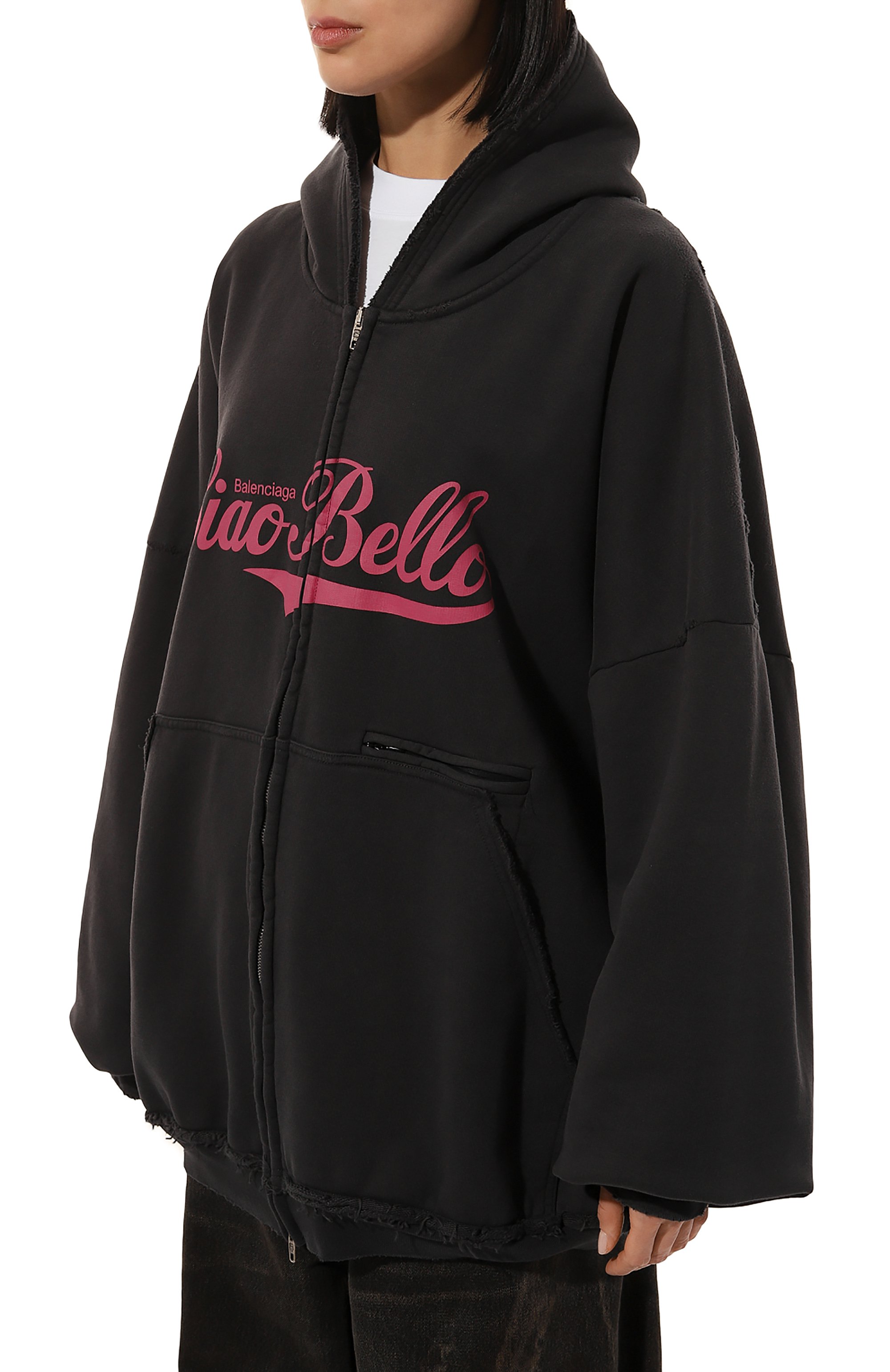 Хлопковая толстовка BALENCIAGA, арт. 808227/TRVH4, фото 3