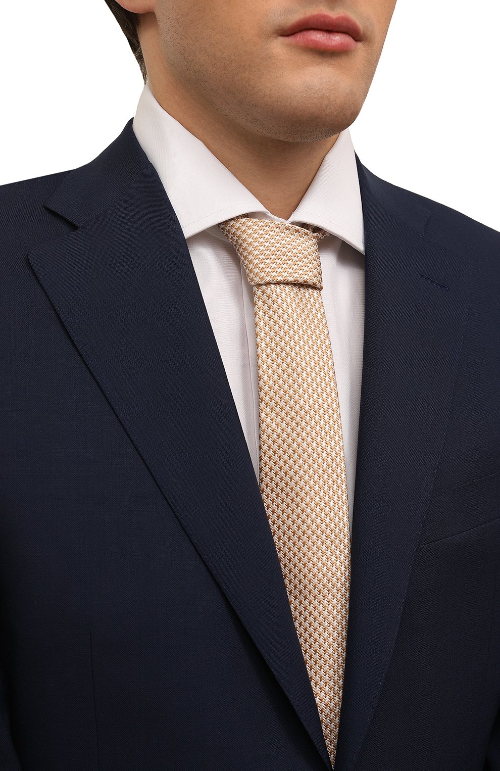 Галстук из шелка и хлопка VAN LAACK, арт. LER0Y/K04176, фото 2