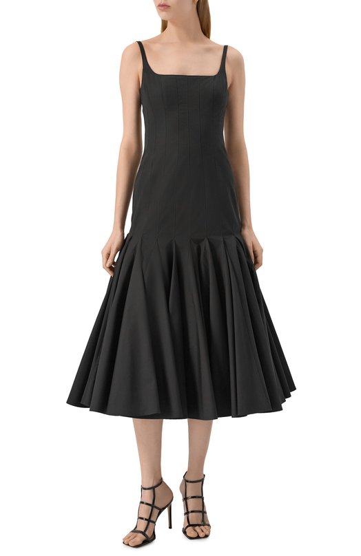 Хлопковое платье Jacquemus 25E/251DR224-1519 Чёрный  25E/251DR224-1519 Фото 3