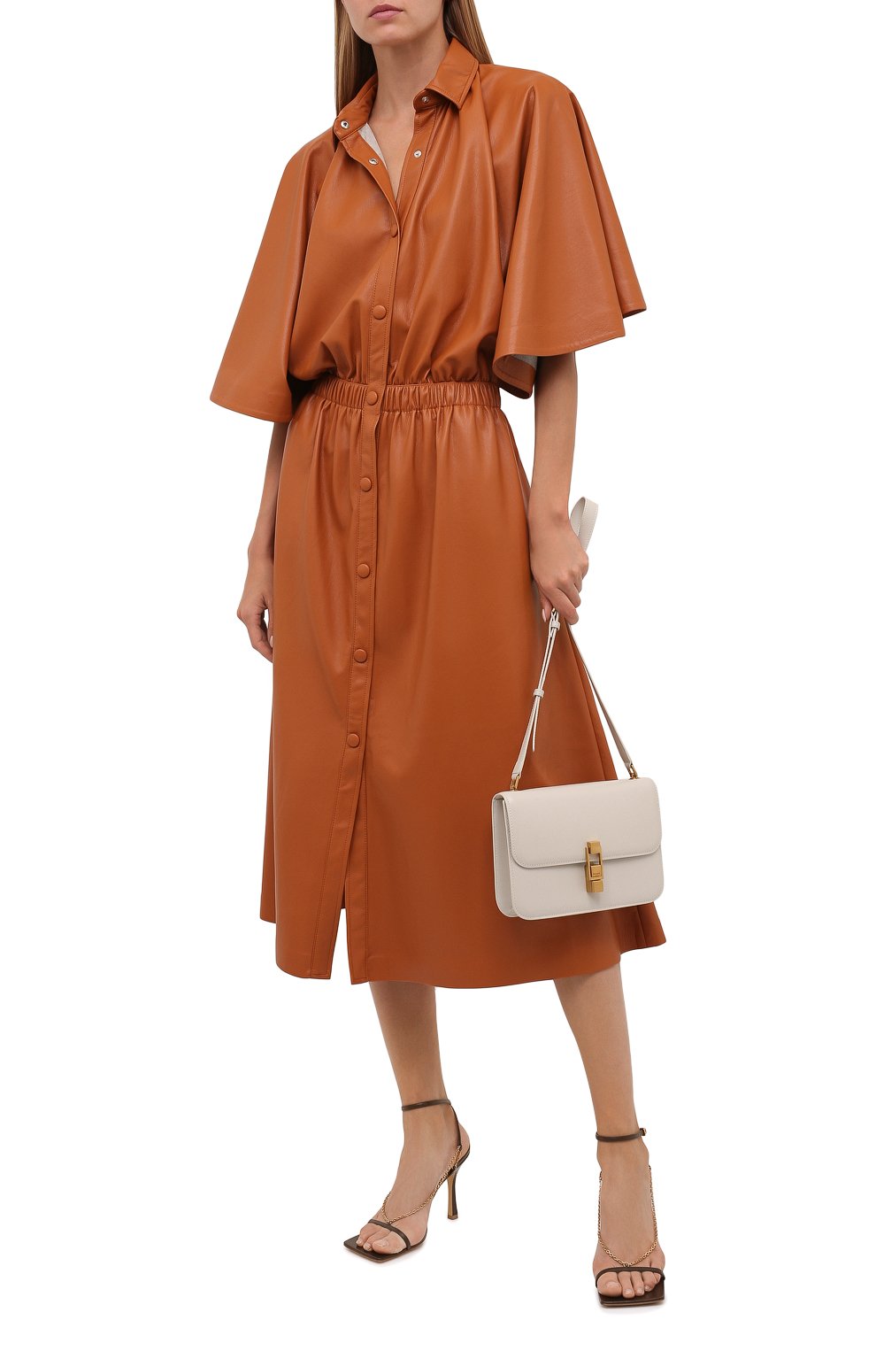 Платье из экокожи MSGM, арт. 3141MDA16 217616, фото 2