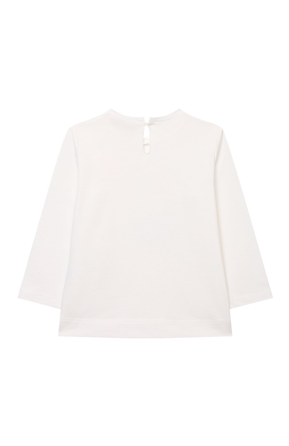 Хлопковый лонгслив MONNALISA, арт. 318619PU, фото 2