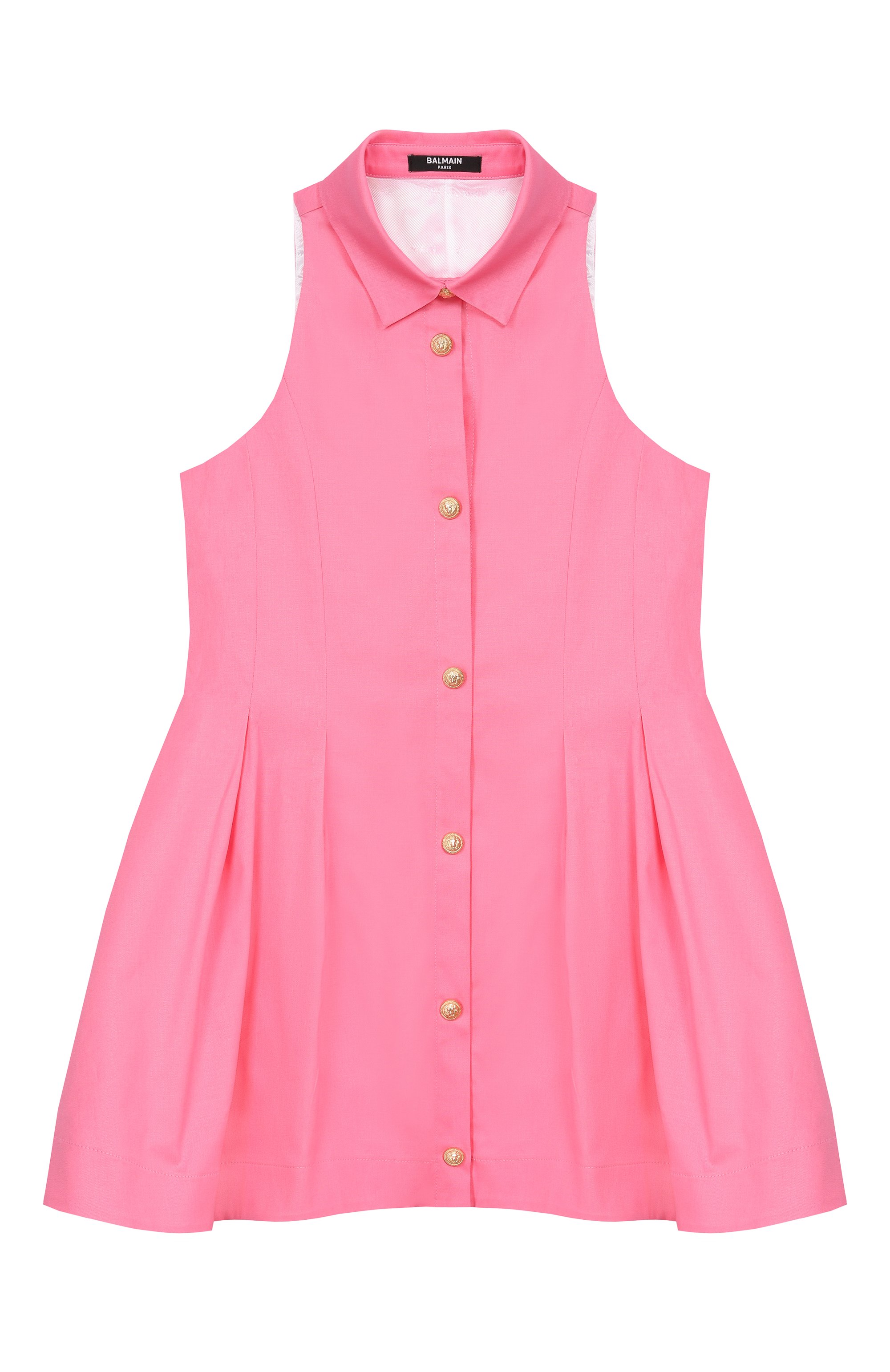 Хлопковое платье BALMAIN, арт. BY1C02, фото 1