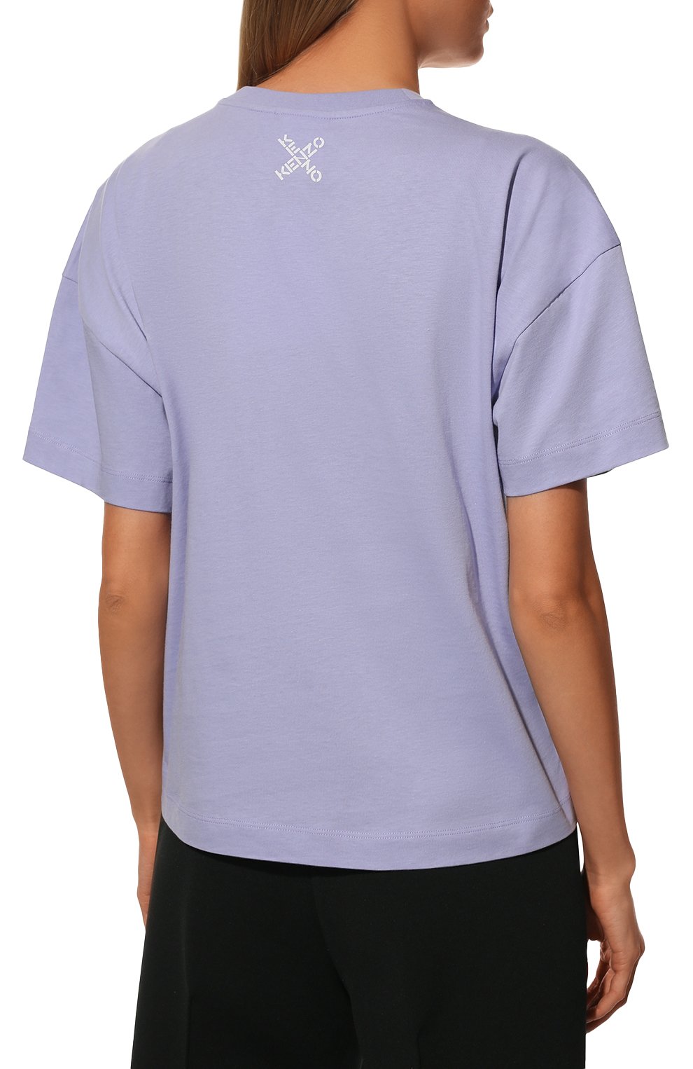 Хлопковая футболка kenzo sport KENZO, арт. FC52TS6844SJ, фото 4