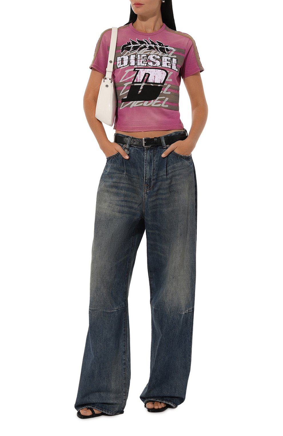 Хлопковый топ DIESEL, арт. A14282/0NMAU, фото 2