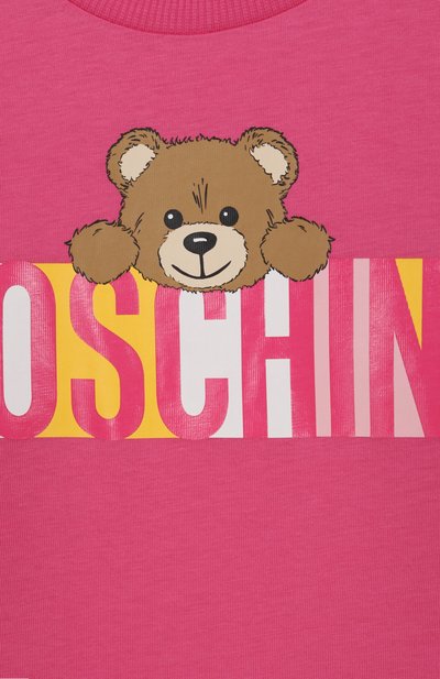Хлопковая футболка MOSCHINO, арт. HMM050/LAA02/10-14, фото 3