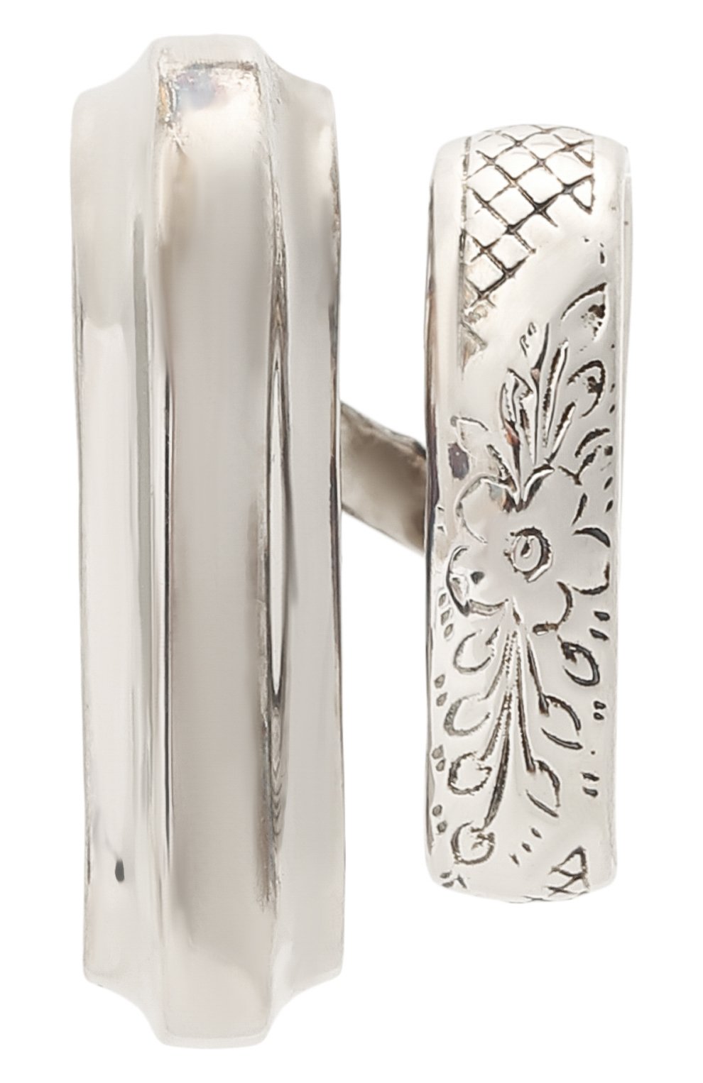 Кафф ALEXANDER MCQUEEN серебряного цвета по цене 44850 руб., арт. 668114/J160Y, фото 1 Кафф ALEXANDER MCQUEEN, арт. 668114/J160Y, фото 1