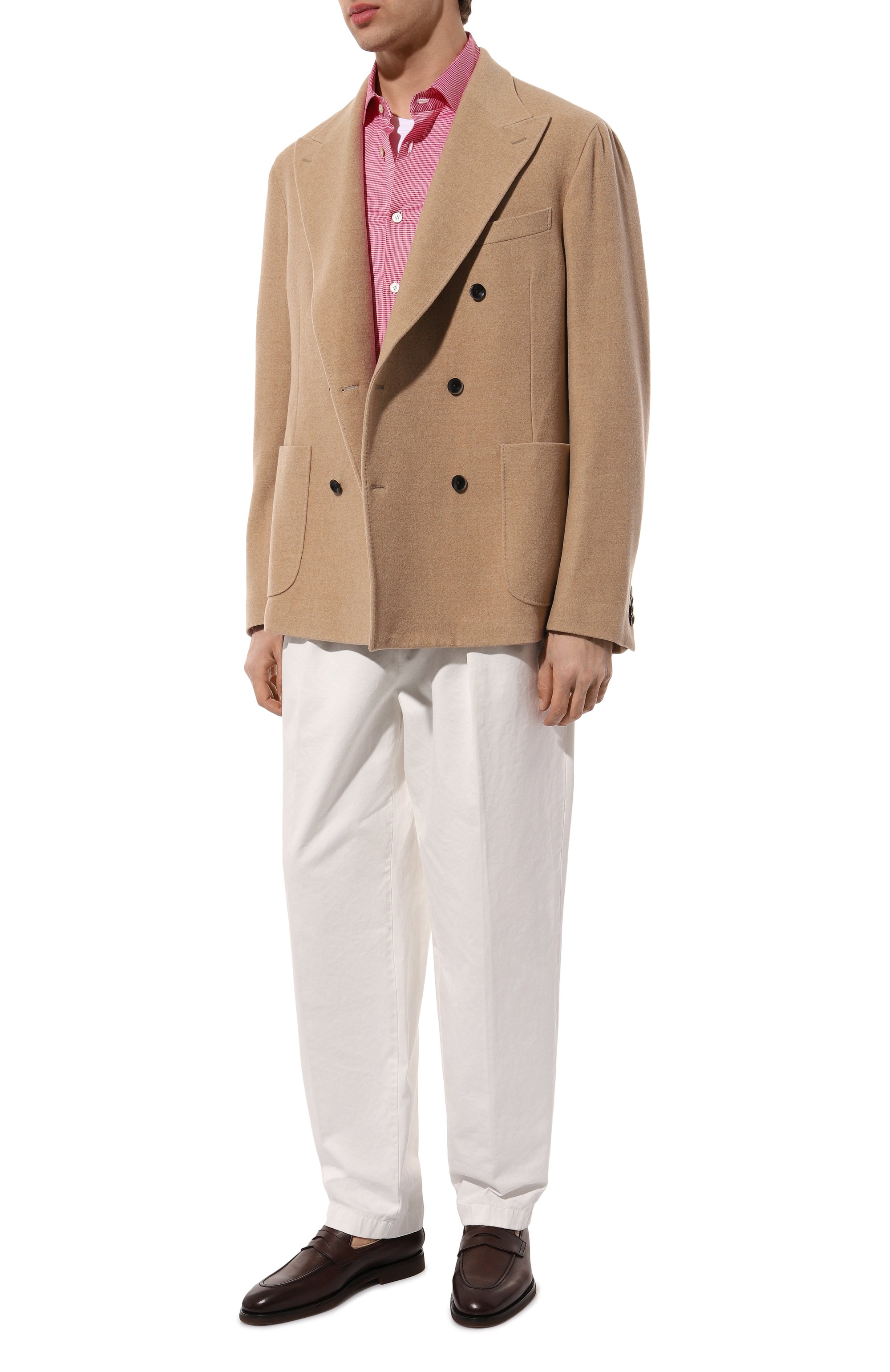 Хлопковая рубашка KITON, арт. UCIH06380, фото 2