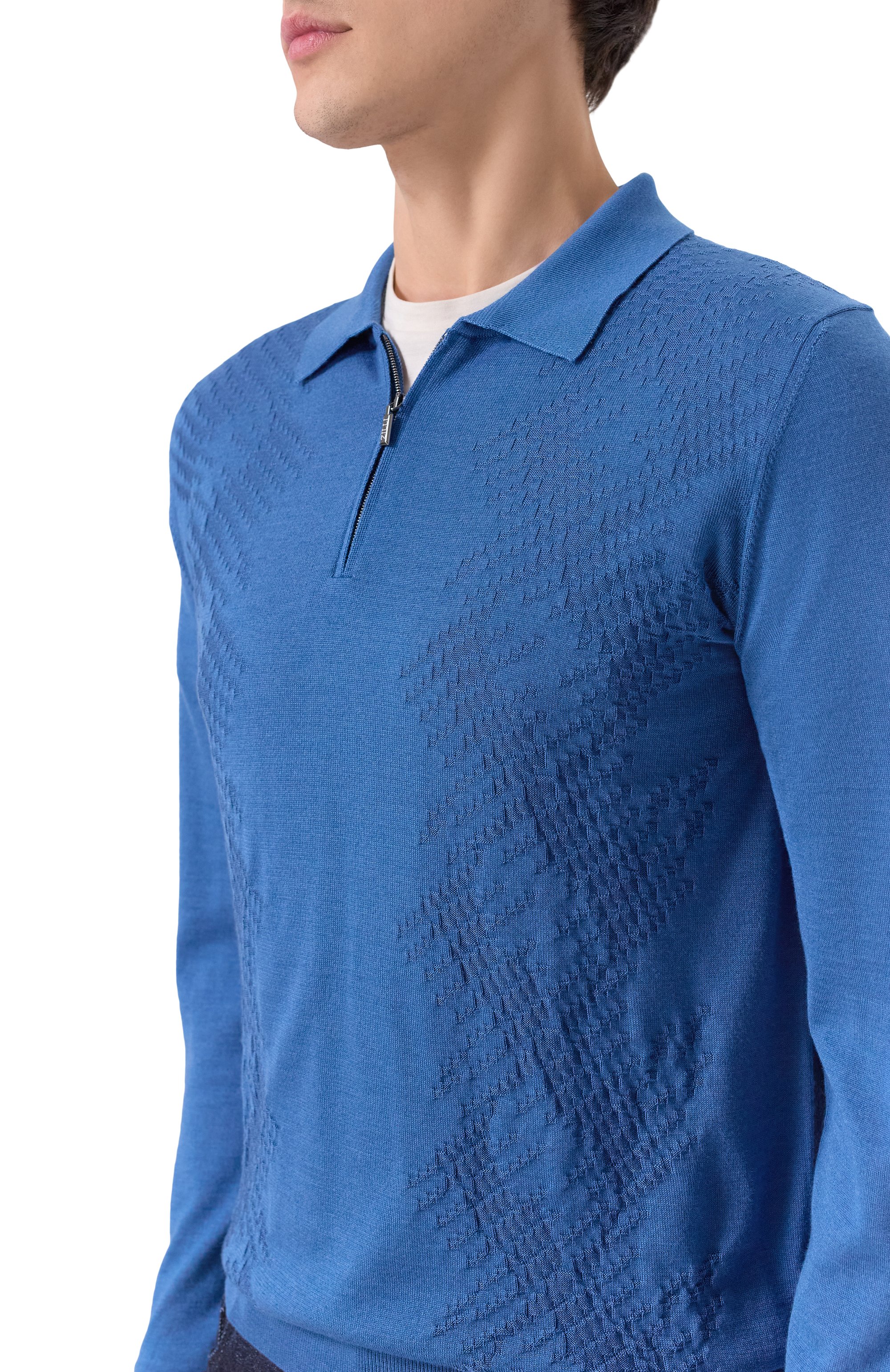 Поло из кашемира и шелка ZILLI, арт. KZP001M0330VRARU0, фото 5