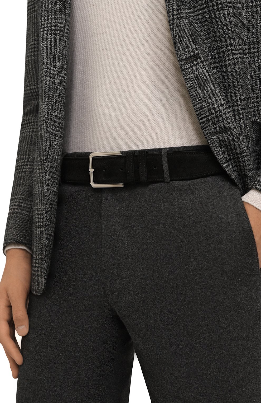 Замшевый ремень KITON, арт. USC23PN0097701, фото 2