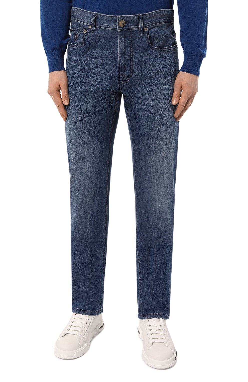 Джинсы CORNELIANI синего цвета по цене 39400 руб., арт. 934JG4-9320135, фото 3 Джинсы CORNELIANI, арт. 934JG4-9320135, фото 3