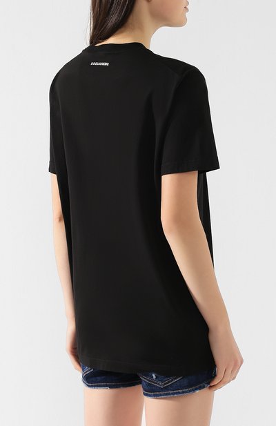 Хлопковая футболка DSQUARED2, арт. S75GC0996/S22427, фото 4