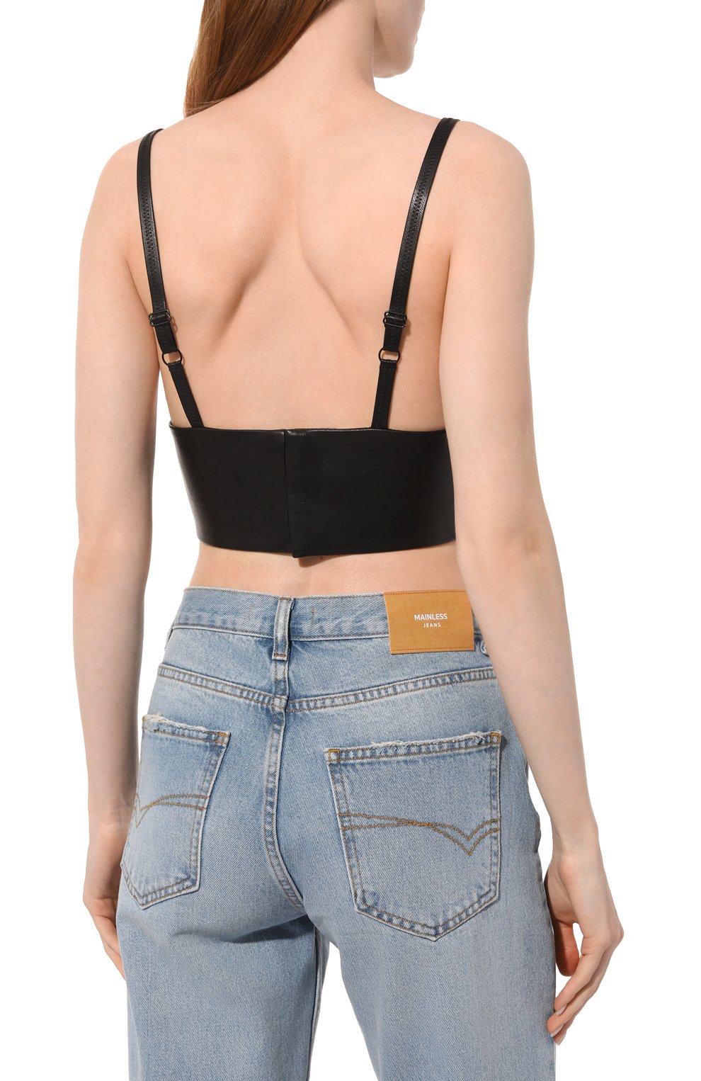 Кожаный топ BATS, арт. SS_B_23, фото 4