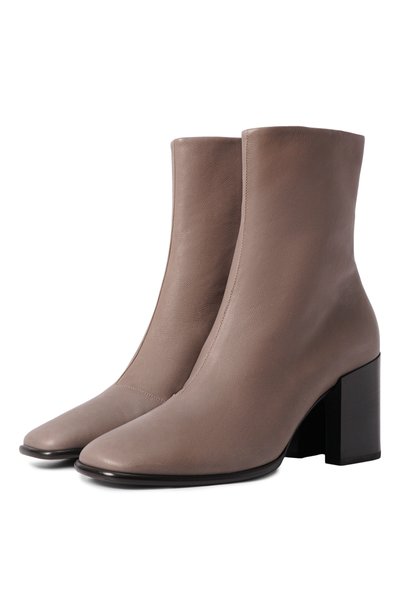 Женские кожаные ботильоны DRIES VAN NOTEN, арт. 262-011707/0124