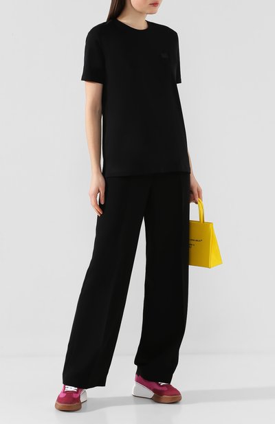 Хлопковая футболка ACNE STUDIOS, арт. AL0038/W, фото 2