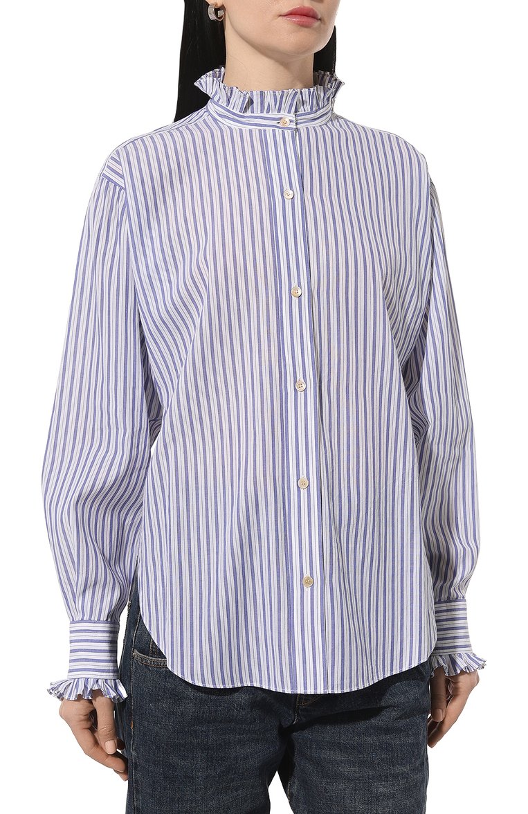 Хлопковая рубашка ISABEL MARANT ETOILE, арт. 23PCH0016FA-A1I41E, фото 3
