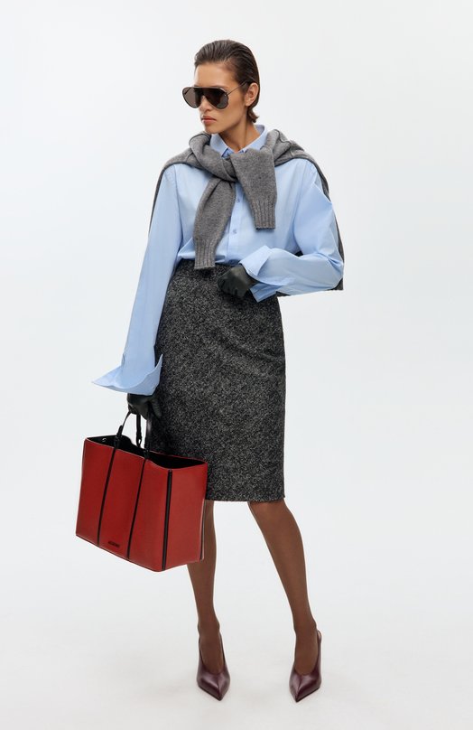 Кожаные туфли Viper The Attico 251WSH00875/LBT019AA Бордовый  251WSH00875/LBT019AA Фото 7