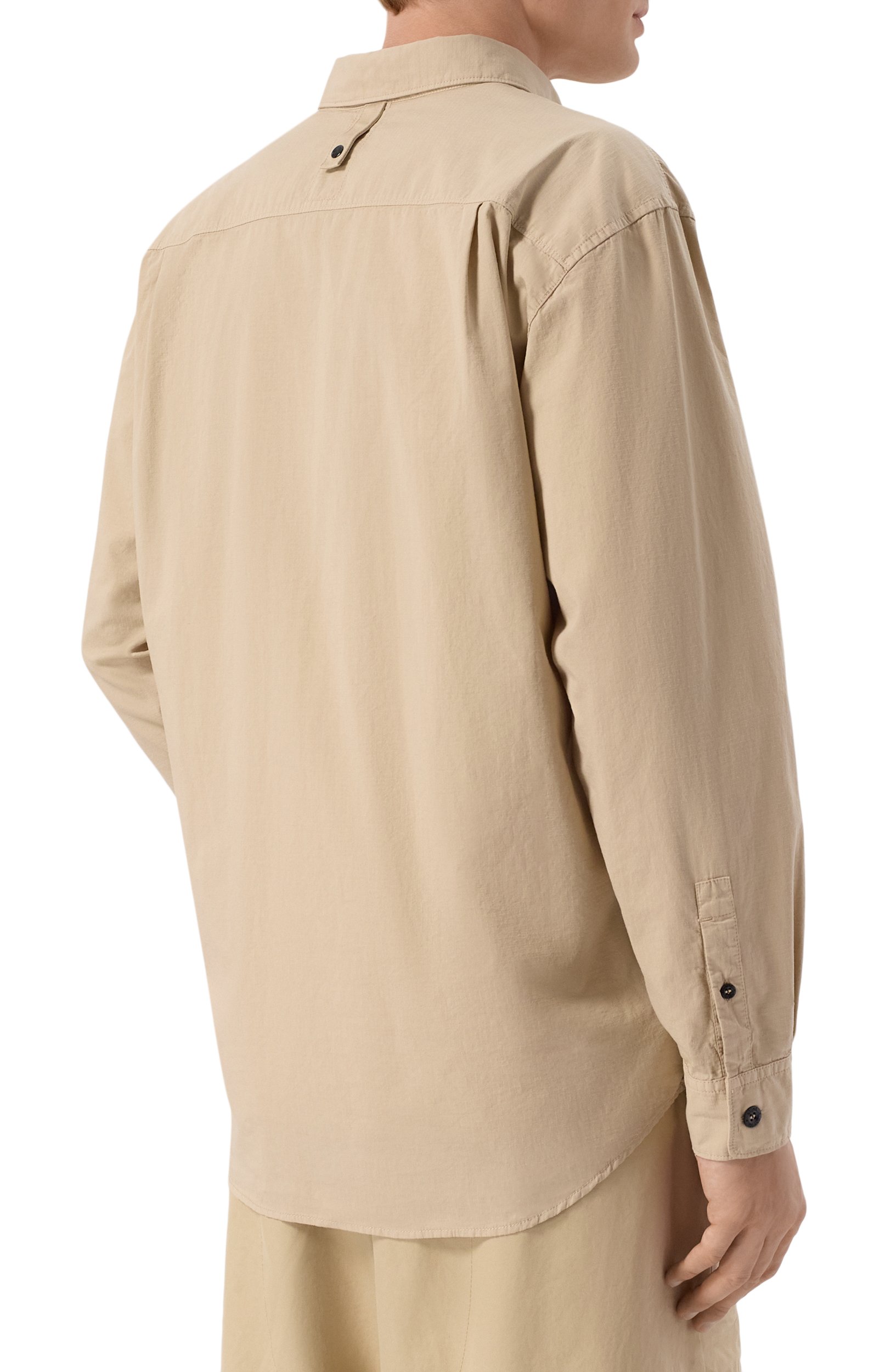 Хлопковая рубашка STONE ISLAND, арт. L1S151100028/S0318, фото 4