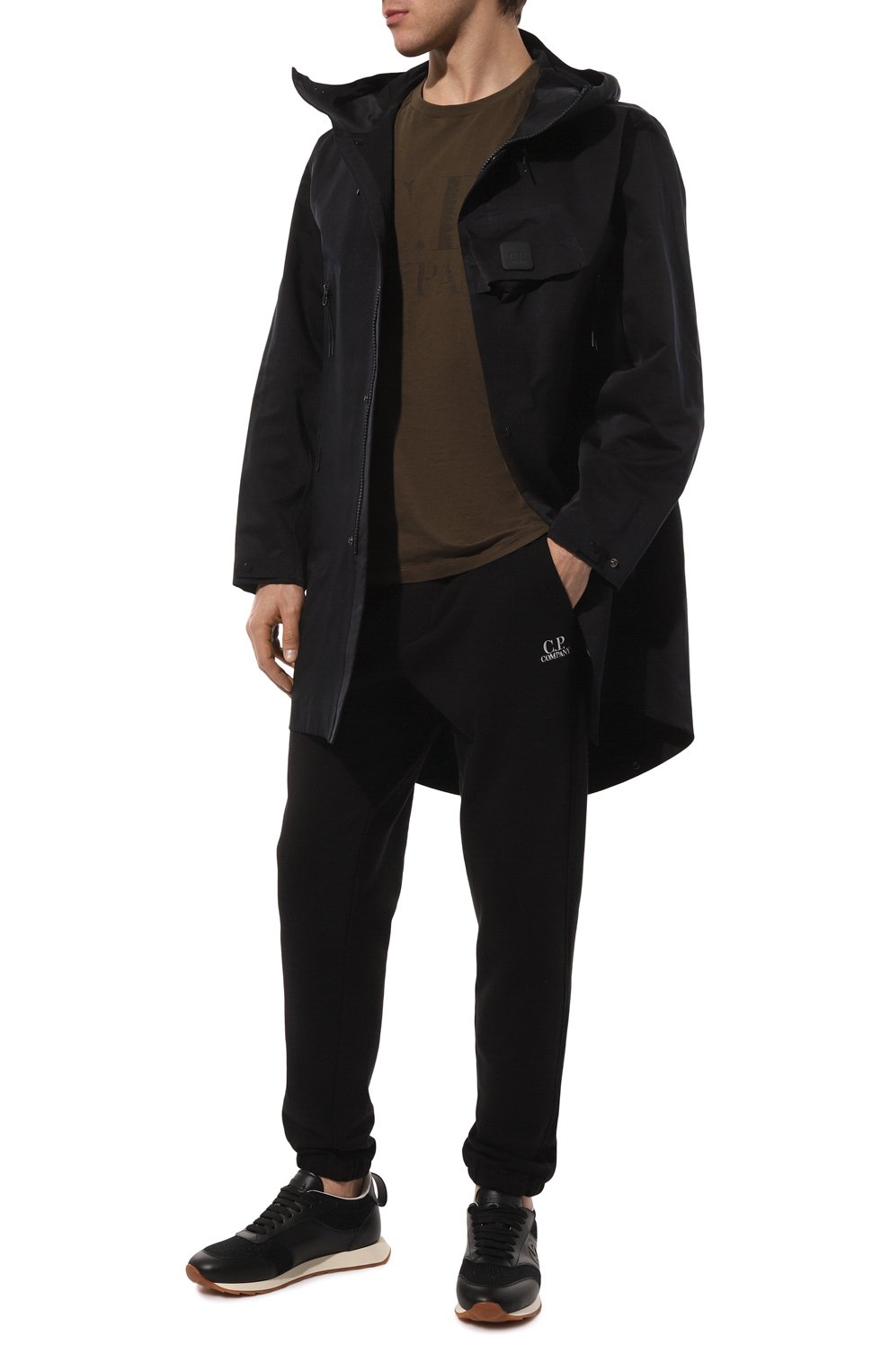 Хлопковые джоггеры C.P. COMPANY, арт. 14CMSP135A-005086W, фото 2