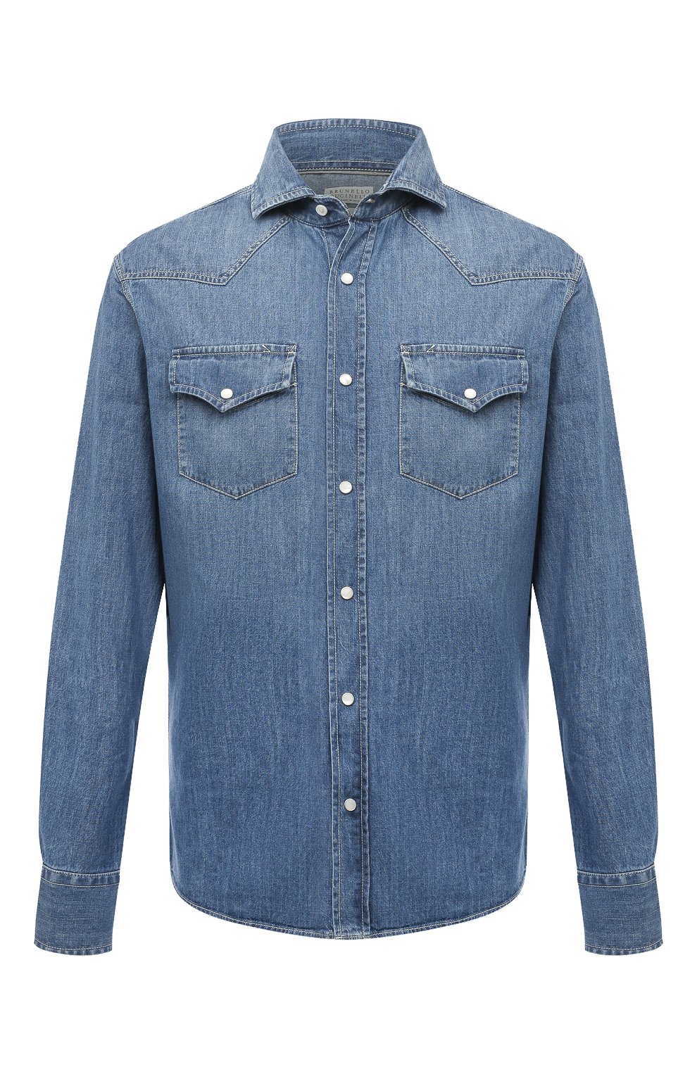 Джинсовая рубашка BRUNELLO CUCINELLI, арт. MH1924008, фото 1