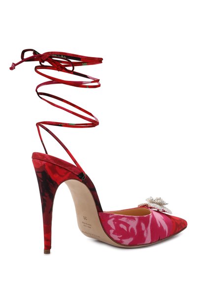 Текстильные туфли MAGDA BUTRYM красного цвета по цене 135500 руб., арт. 5117210008, фото 4 Текстильные туфли MAGDA BUTRYM, арт. 5117210008, фото 4