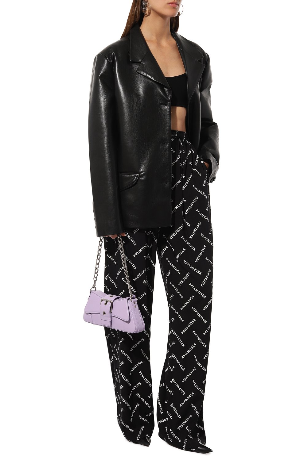 Сумка lindsay small BALENCIAGA сиреневого цвета по цене 210000 руб., арт. 701141/210B4, фото 7 Сумка lindsay small BALENCIAGA, арт. 701141/210B4, фото 7