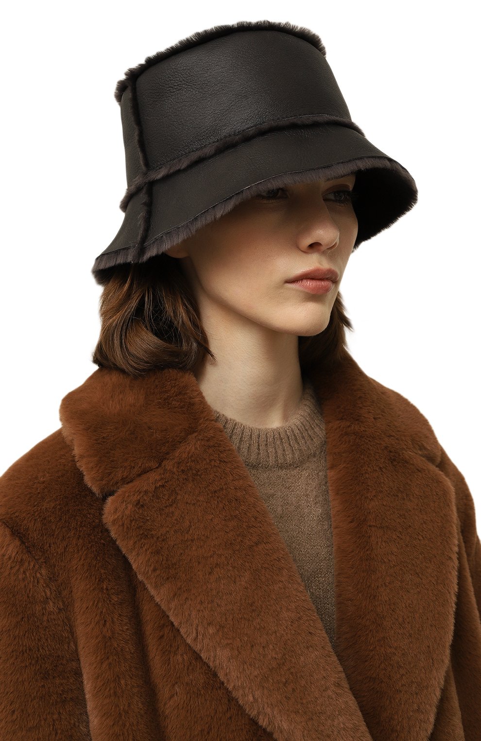 Панама из овчины COCOSHNICK HEADDRESS, арт. panamalambskin, фото 2